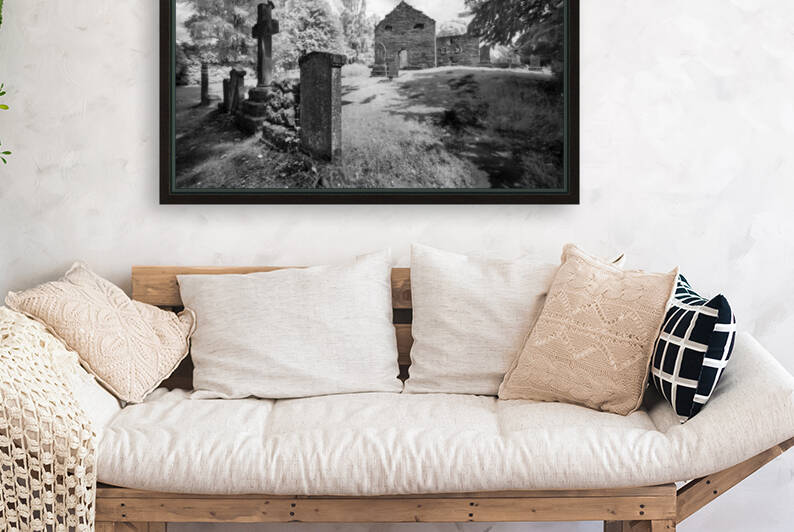 Infrared Scotland graveyard by Bob Barbour