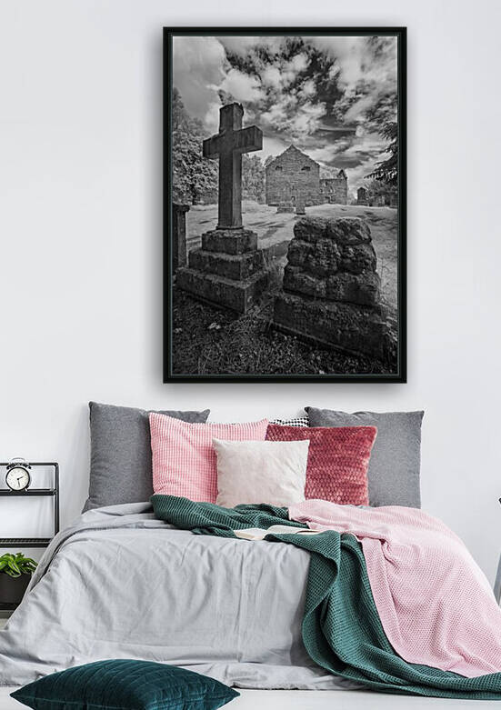 Tombstones at  Scotland graveyard by Bob Barbour