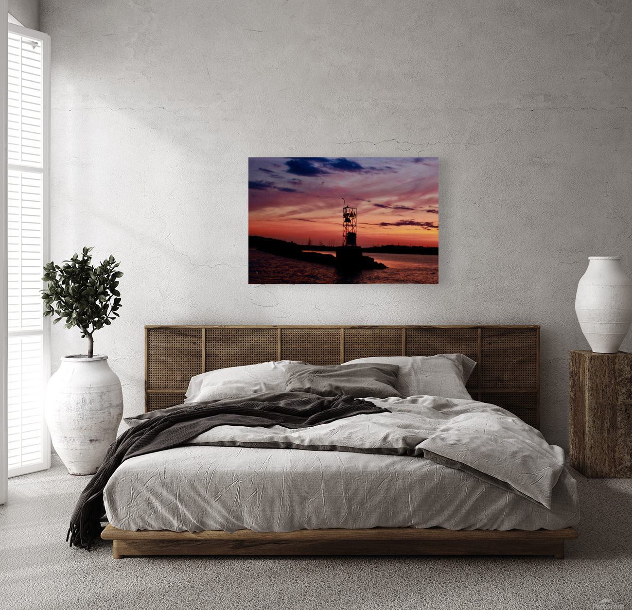 Channel at Sunset Reproduction