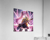 Beautiful Anime girl  in rock style  Acrylic Print
