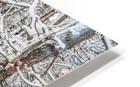 Snowy Trees HD Metal print