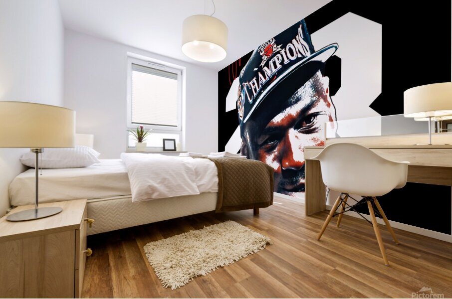 Michael Jordan Champions Mural print