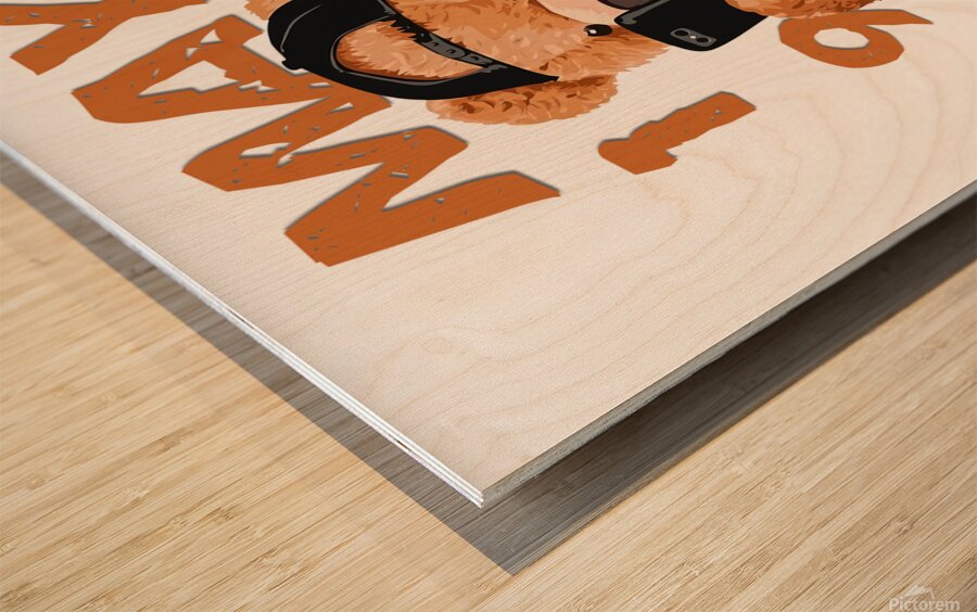 1984 MAY BORN IN Wood print