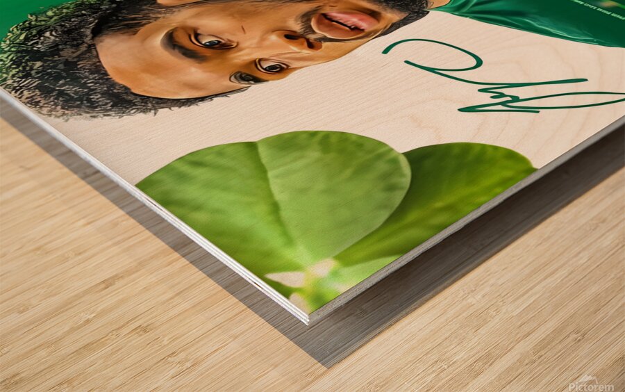  Player Jayson Tatum Wood print