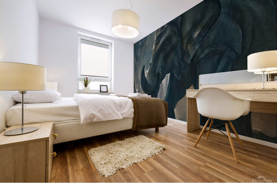 The Elephino Mural print