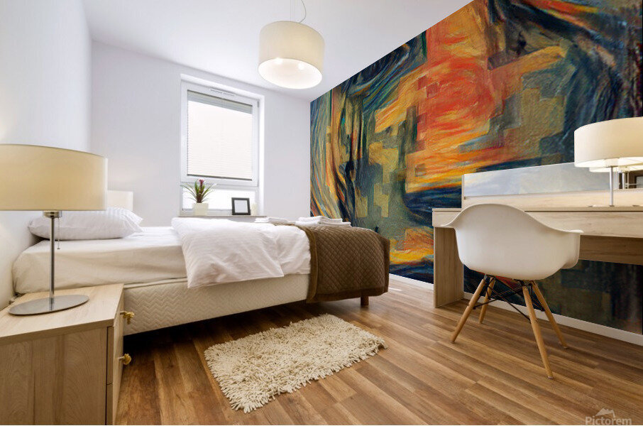The Stare Mural print