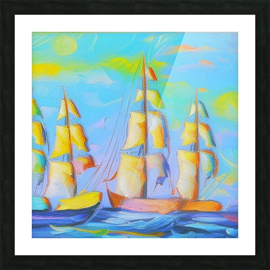 The Flotila Picture Frame print