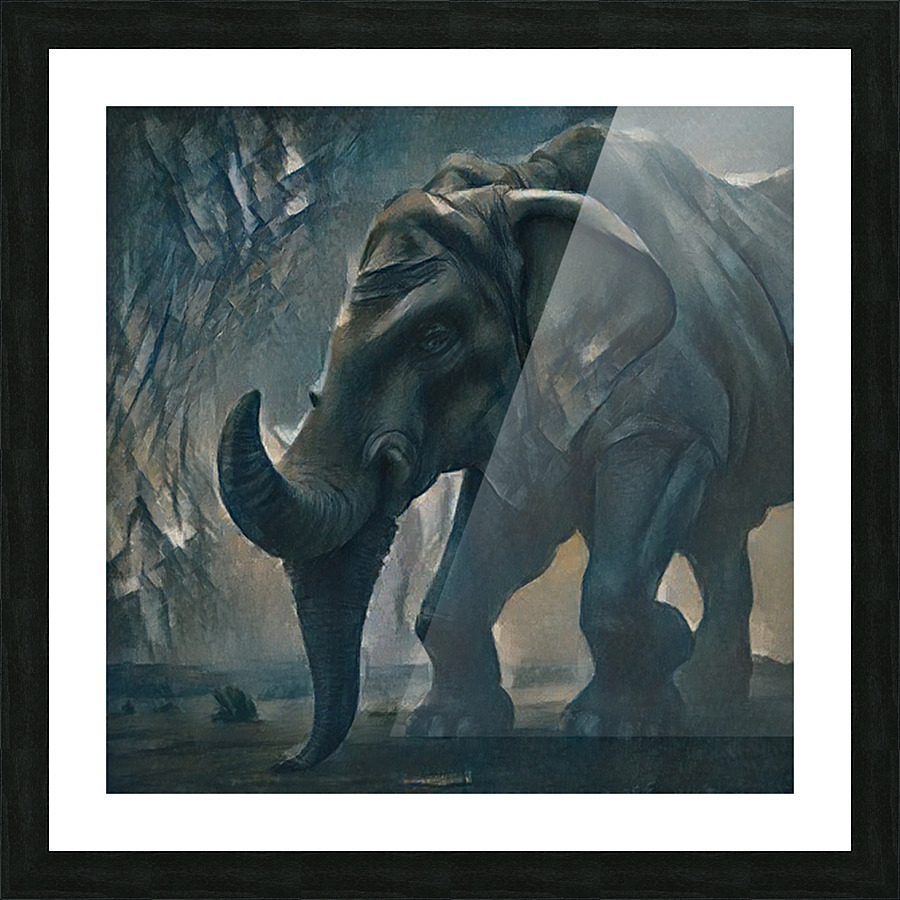 The Elephino Picture Frame print