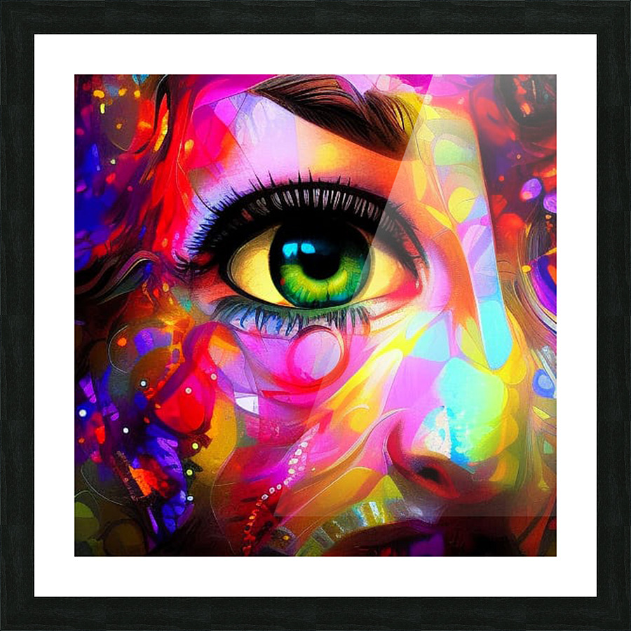 Kaleidoscope Picture Frame print