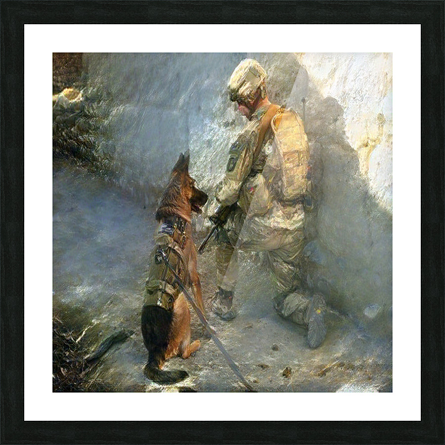On Patrol Picture Frame print