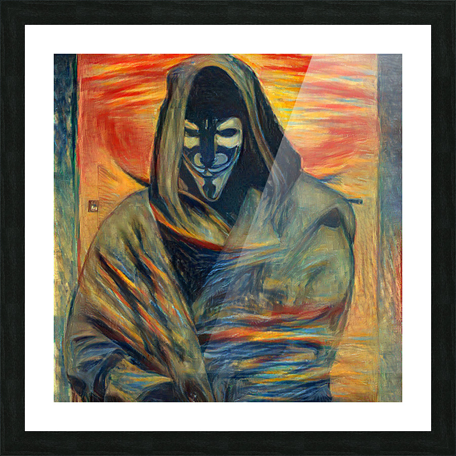 Anon Picture Frame print