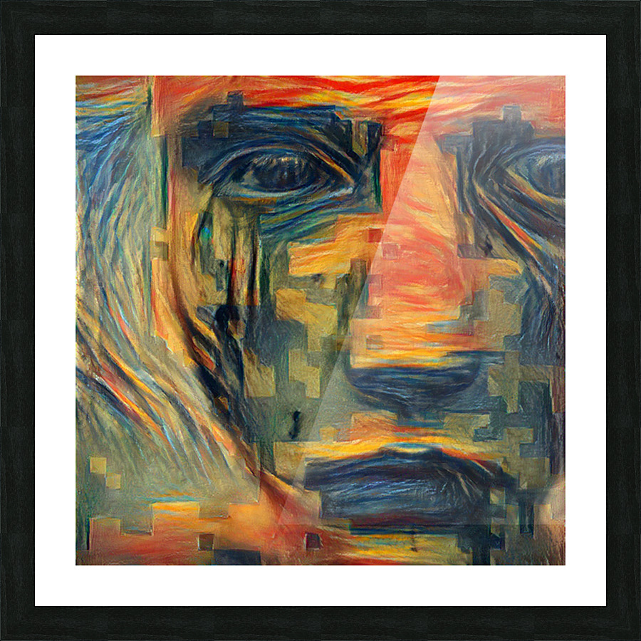 The Stare Picture Frame print