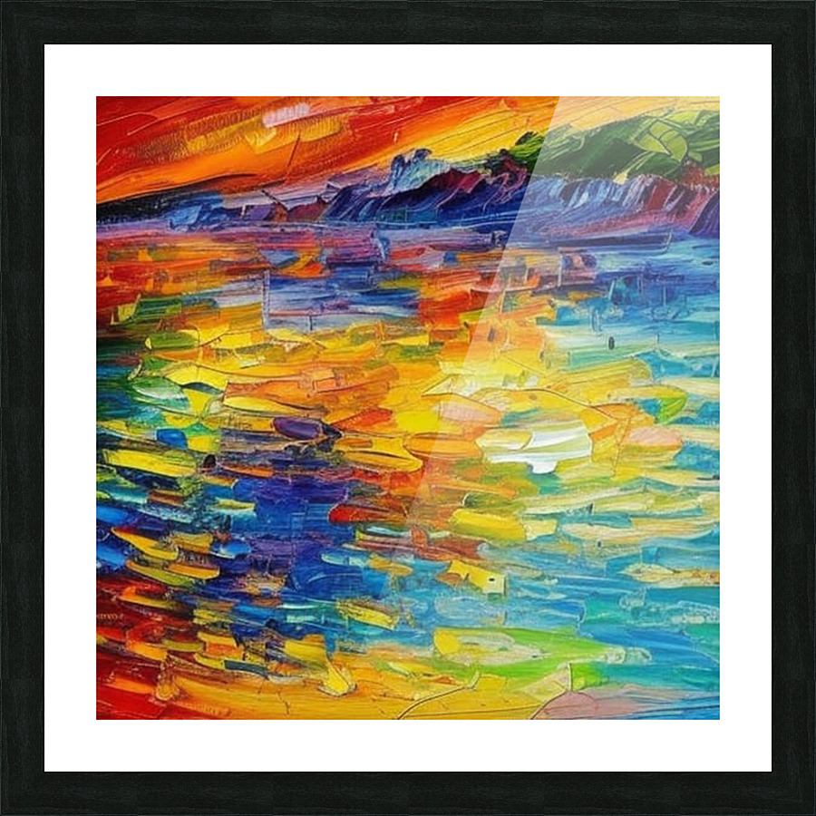 The Coast Picture Frame print