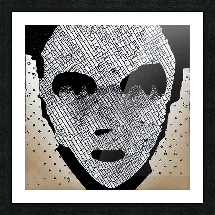 Fragmented Identity Picture Frame print