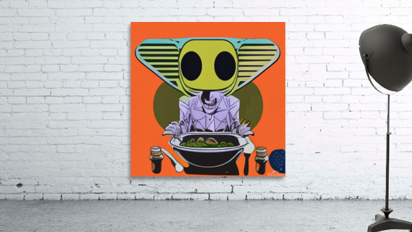 Dinner With My Robot Wall Preview