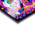 Cute Panda Vibes - Riffs and Hues Symphony. Acrylic print