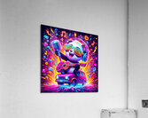 Cute Panda Vibes - Riffs and Hues Symphony. Acrylic Print