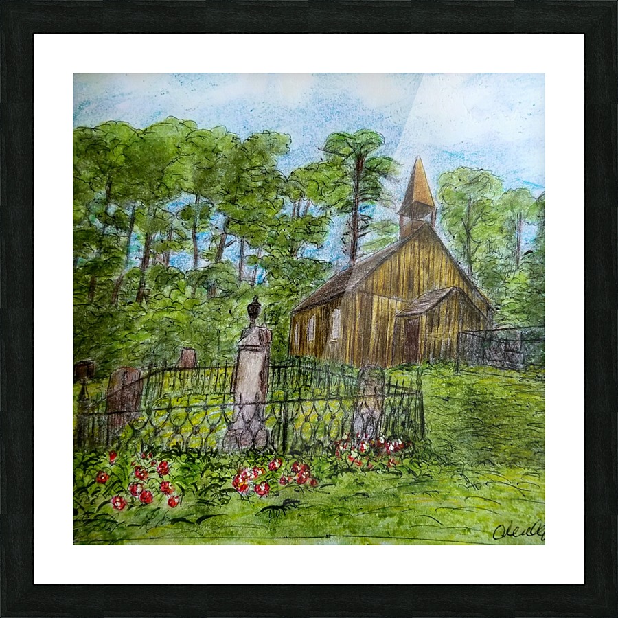Rockingham Church Picture Frame print