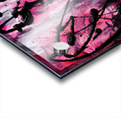 LOST IN A FOREST - IN RED Acrylic print