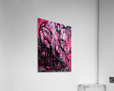 LOST IN A FOREST - IN RED Acrylic Print