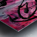 LOST IN A FOREST - IN RED Metal print
