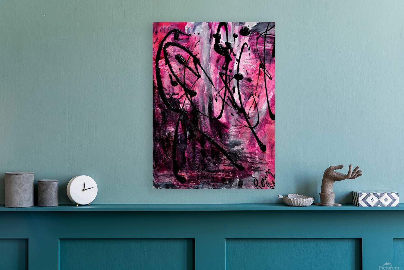LOST IN A FOREST - IN RED Reproduction