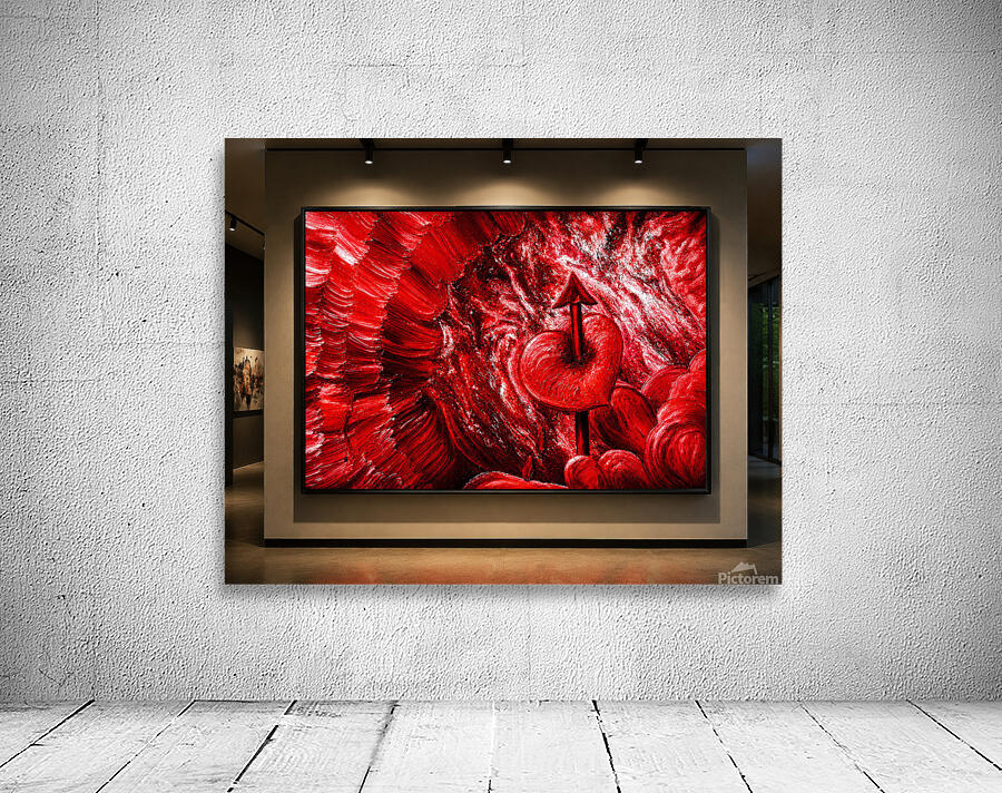 PIERCED HEART FRAMED Wall Preview