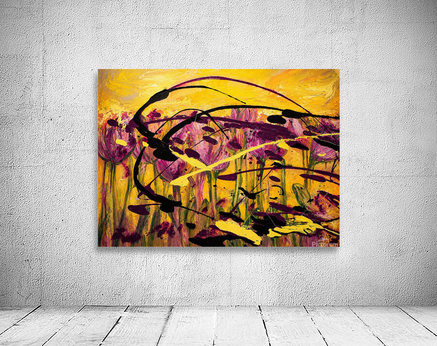 WIND SWEPT TULIPS POSTER Wall Preview