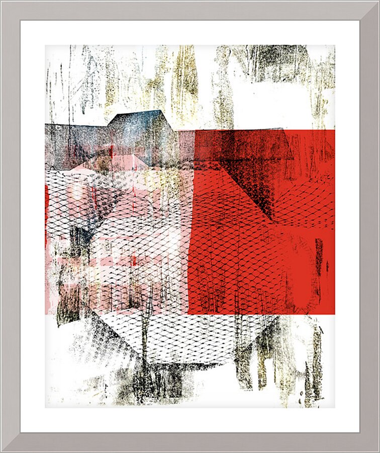 Mesa Red Picture Frame print