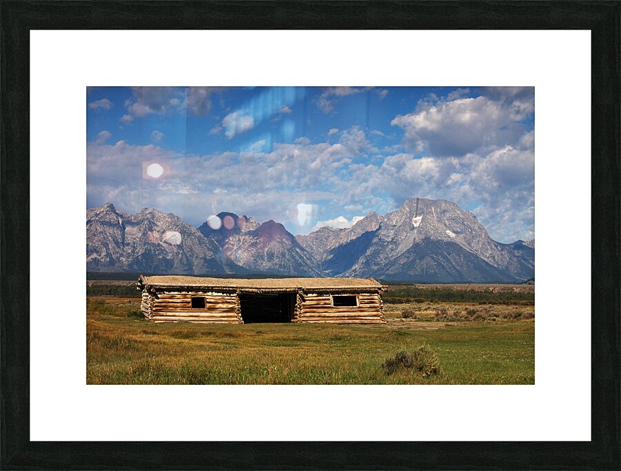 Grand Teton Cabin Picture Frame print