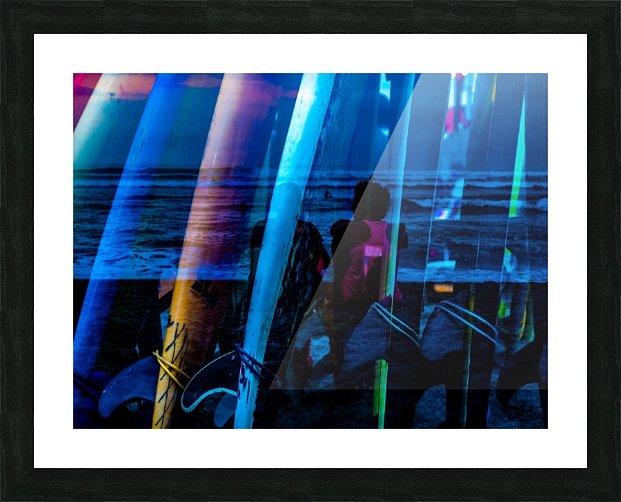 Canngu Surf Picture Frame print