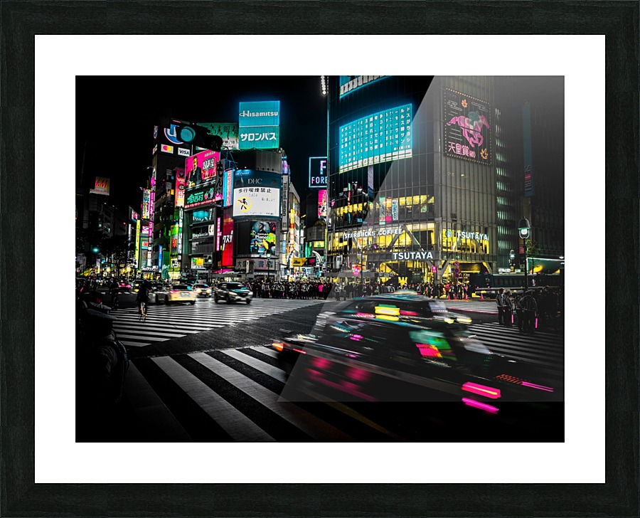 Shibuya Shuffle Picture Frame print