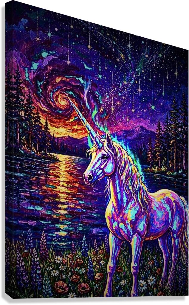 ‘Singularity’s Myth’ Digital Art Canvas Print