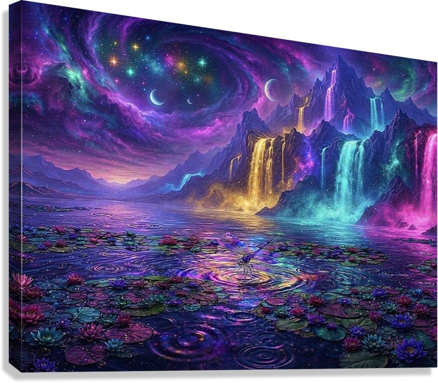 ‘Harmonic Convergence’ Digital Art Canvas Print