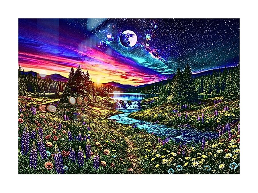 ‘Cosmic Solstice’ Digital Art by Ariella Starchild Designs