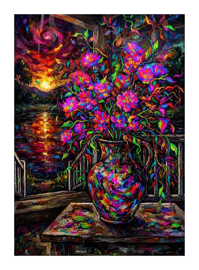 ‘Oversaturated Heart’ Digital Art by Ariella Starchild Designs