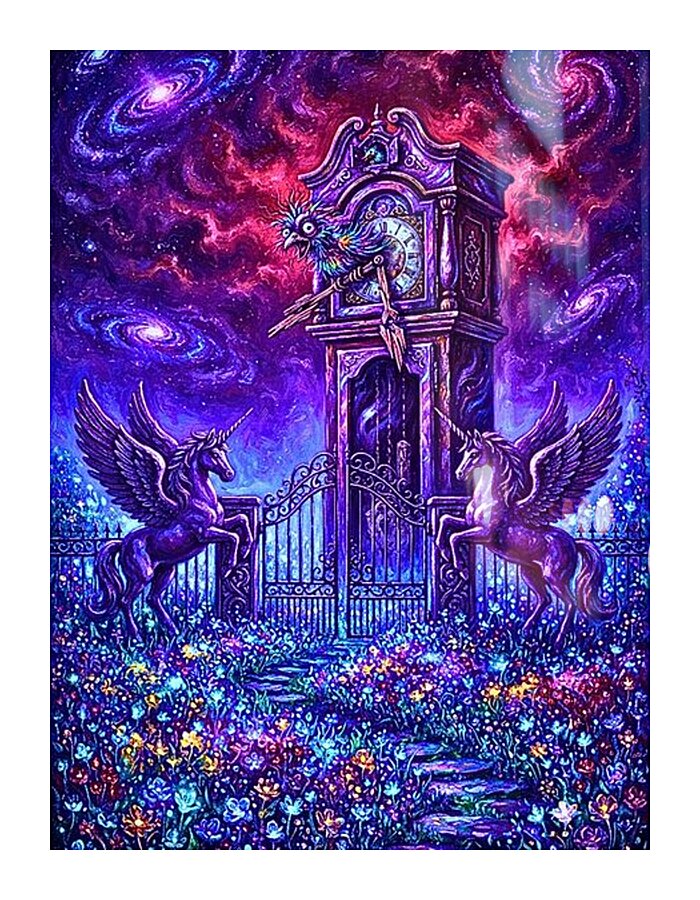 ‘The illusion of Time’ Digital Print by Ariella Starchild Designs
