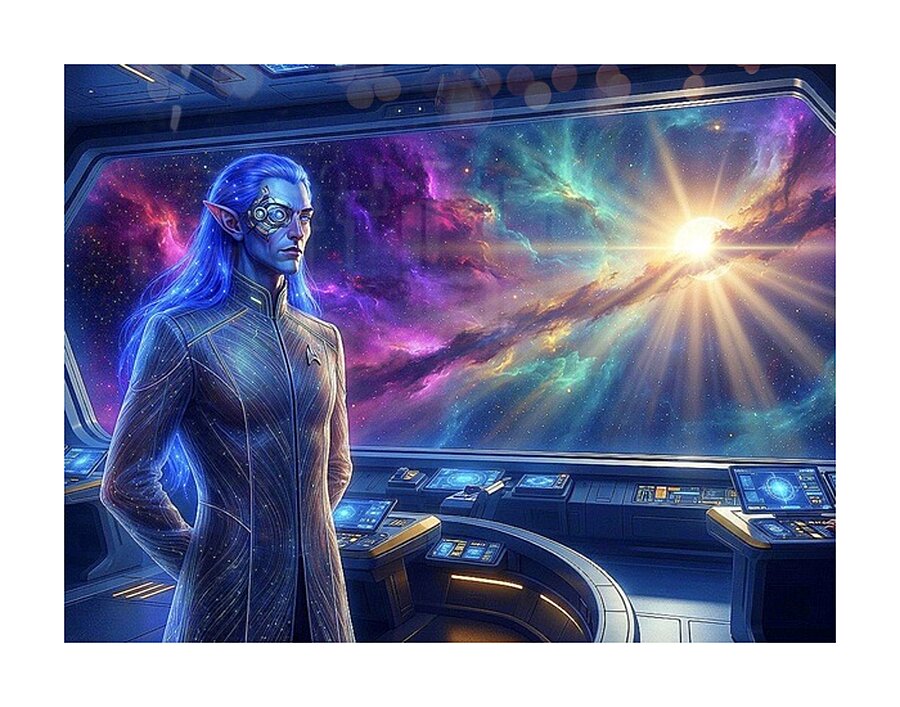 ‘Starfleet Observer’ Digital Art by Ariella Starchild Designs