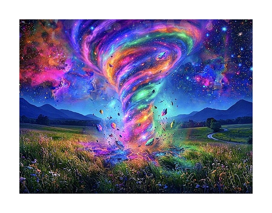 ‘Nebula Vortex’ Digital Art by Ariella Starchild Designs