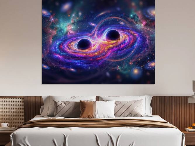 ‘The Binary Singularity’ Digital Art Reproduction