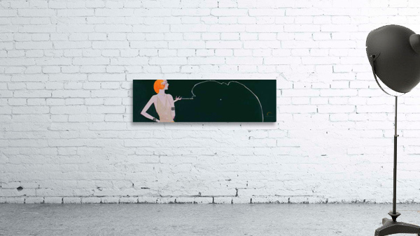 Lady Smoking Wall Preview