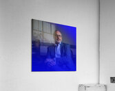 Black Minimalist Corporate Personal Profile Acrylic Print