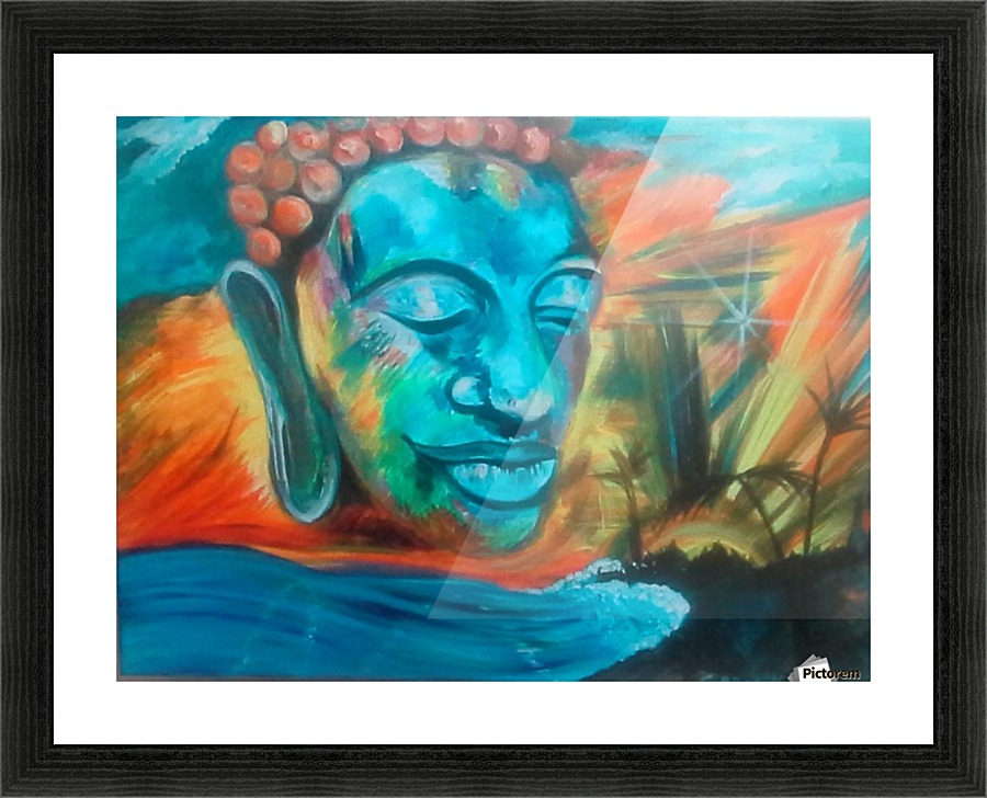 Ocean to Earth Picture Frame print