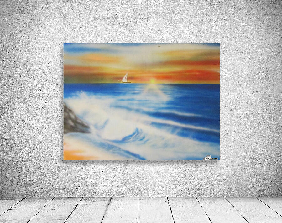 Ocean sunset Wall Preview