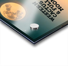 WESTERN CACTUS & FULL MOON Acrylic print