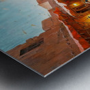 a vibrant and captivating art print capturing the Metal print