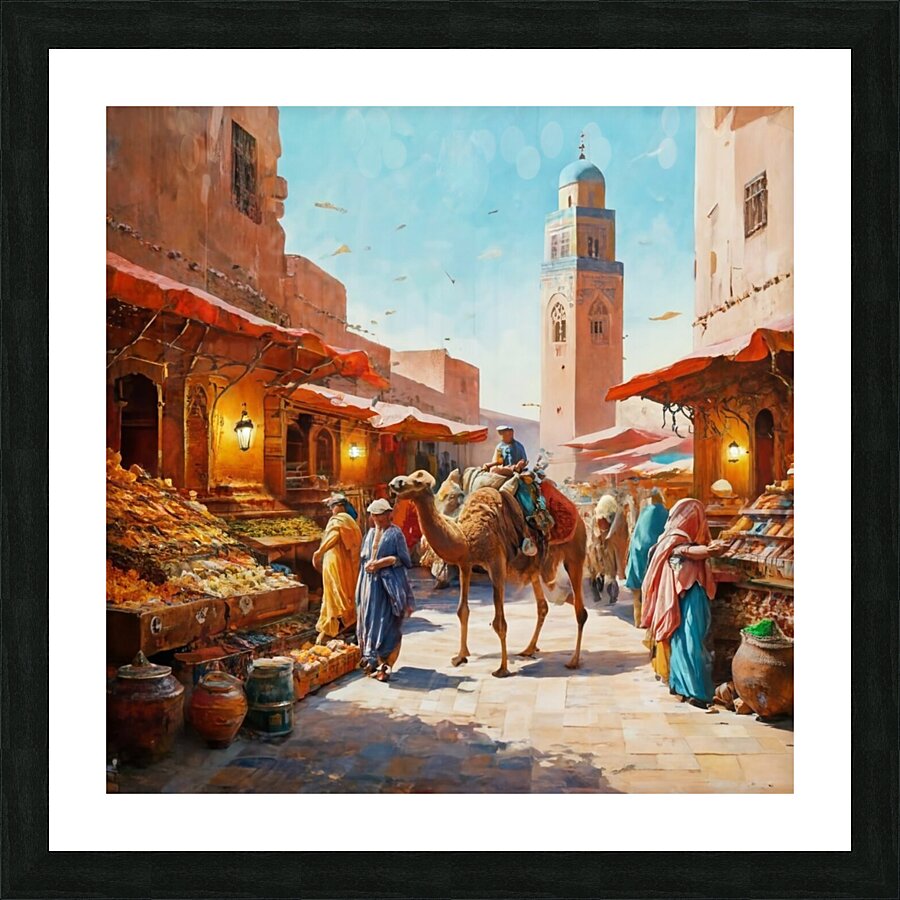 a vibrant and captivating art print capturing the Picture Frame print