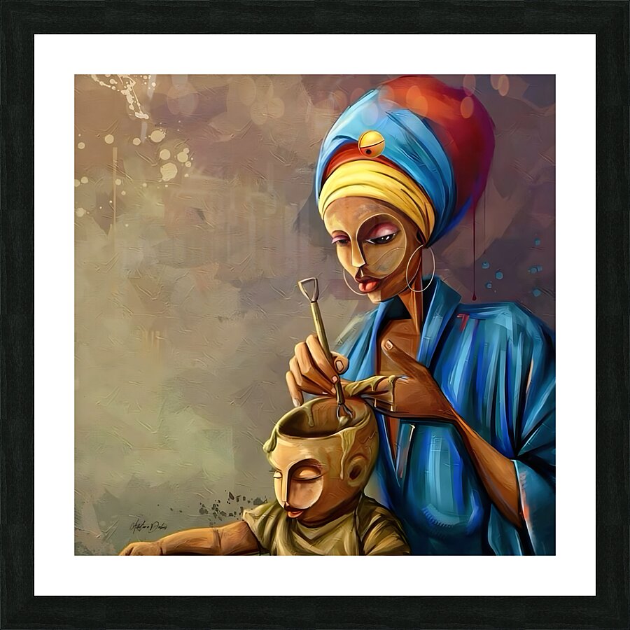 Mother And Child Picture Frame print