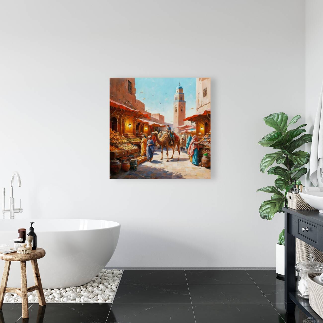 a vibrant and captivating art print capturing the Reproduction