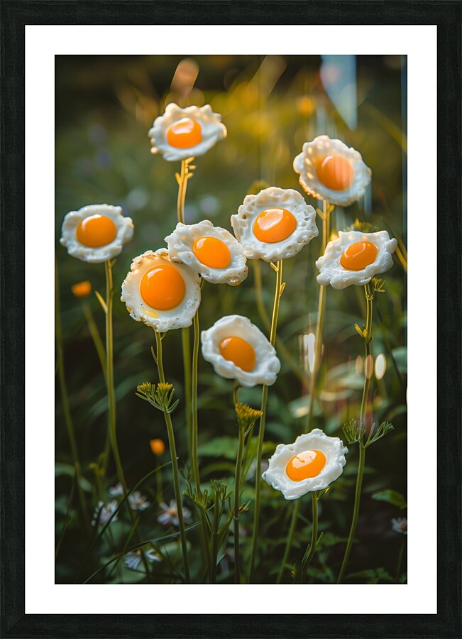 Sunny Side Up Garden Picture Frame print